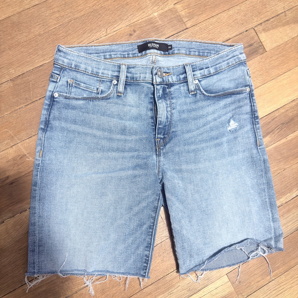 Hudson Jeans Light Blue Denim Shorts
